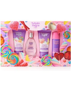 tulipan negro - deo 150ml+doccia 75ml+edt 50ml+body lot. 75ml - candy fantas: tuttocasashop.it: igiene e cura della persona