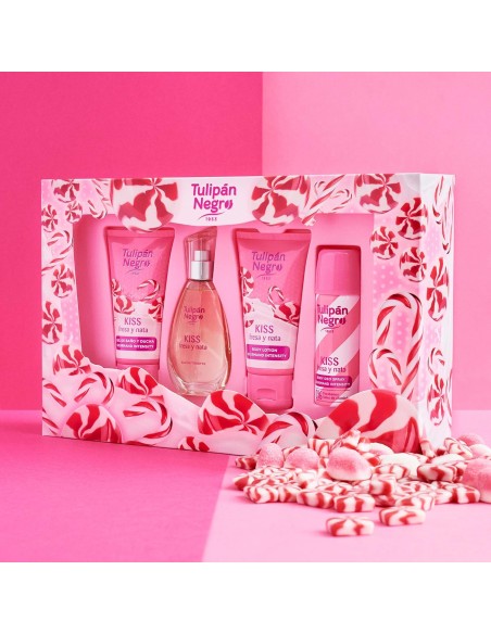 tulipan negro - deo 150ml+doccia 75ml+edt 50ml+body lot 75ml - fresaa y nata: tuttocasashop.it: igiene e cura della persona
