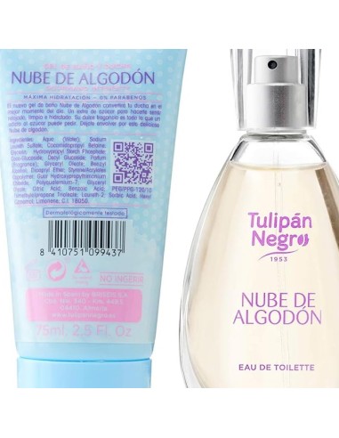 tulipan negro - deo 150ml+doccia 75ml+edt 50ml+body lot 75ml - algoton nube: tuttocasashop.it: igiene e cura della persona
