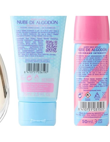 tulipan negro - deo 150ml+doccia 75ml+edt 50ml+body lot 75ml - algoton nube: tuttocasashop.it: igiene e cura della persona