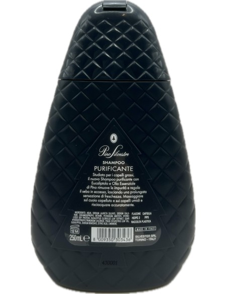 pino silvestre shampoo 250ml - purificante sebo regolatore - eucaliptus: tuttocasashop.it: igiene e cura della persona