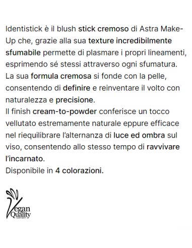 astra identistick blush stick cremoso - 03 - berry being: tuttocasashop.it: igiene e cura della persona