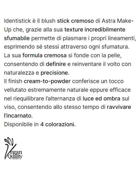 astra identistick blush stick cremoso - 03 - berry being: tuttocasashop.it: igiene e cura della persona