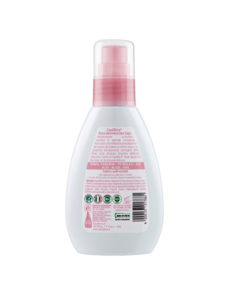 equilibra deodorante vapo no gas - 75ml - rosa ialuronica - delicatezza 24h: tuttocasashop.it: igiene e cura della persona