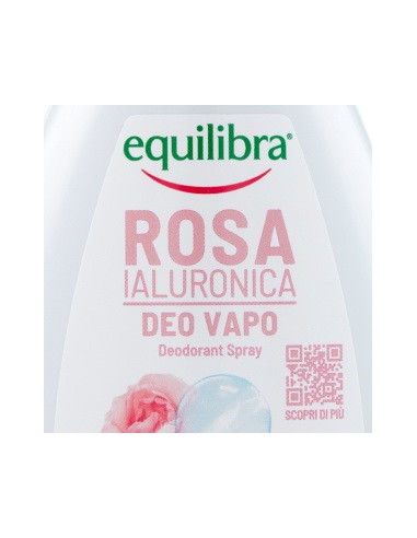 equilibra deodorante vapo no gas - 75ml - rosa ialuronica - delicatezza 24h: tuttocasashop.it: igiene e cura della persona
