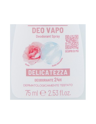 equilibra deodorante vapo no gas - 75ml - rosa ialuronica - delicatezza 24h: tuttocasashop.it: igiene e cura della persona