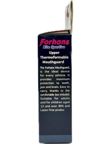 forhans bite sportivo - paradenti superiore termoformante - custodia inclusa: tuttocasashop.it: igiene e cura della persona