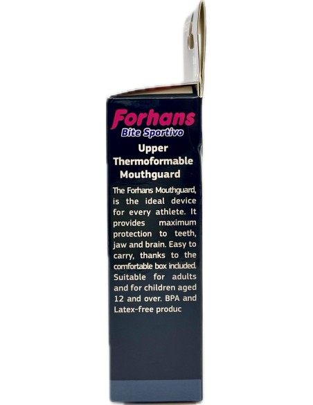 forhans bite sportivo - paradenti superiore termoformante - custodia inclusa: tuttocasashop.it: igiene e cura della persona