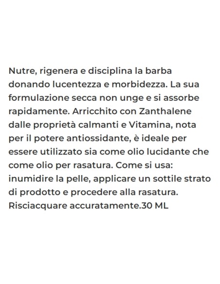 noxzema professional olio da barba 30ml - zanthalene e vitamina e: tuttocasashop.it: igiene e cura della persona