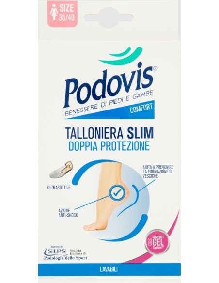 podovis talloniera slim doppia protezione comfort gel system - donna 36/40: tuttocasashop.it: prodotti per bucato e tessuti