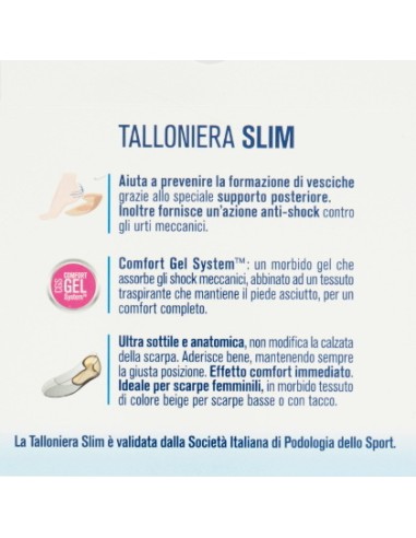 podovis talloniera slim doppia protezione comfort gel system - donna 36/40: tuttocasashop.it: prodotti per bucato e tessuti