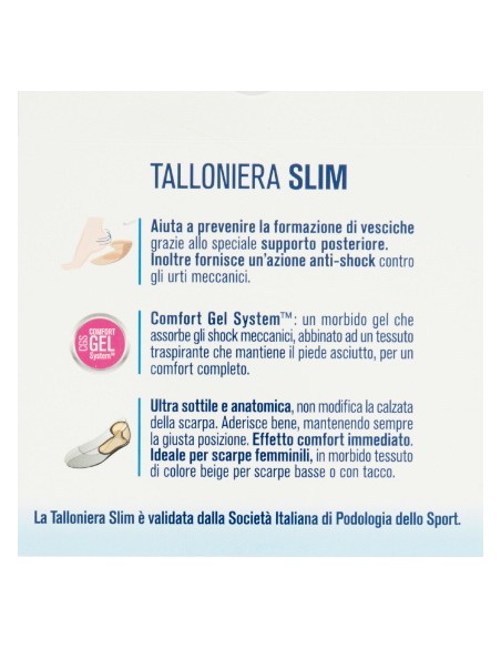 podovis talloniera slim doppia protezione comfort gel system - donna 36/40: tuttocasashop.it: prodotti per bucato e tessuti