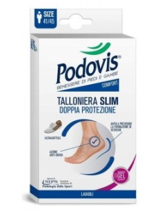 podovis talloniera slim doppia protezione comfort gel system - uomo 41/45: tuttocasashop.it: prodotti per bucato e tessuti