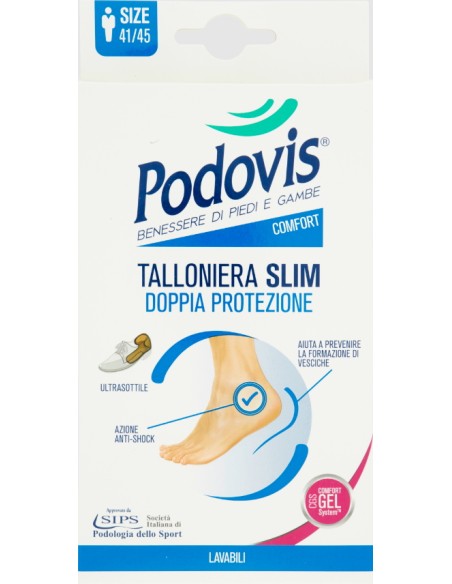podovis talloniera slim doppia protezione comfort gel system - uomo 41/45: tuttocasashop.it: prodotti per bucato e tessuti