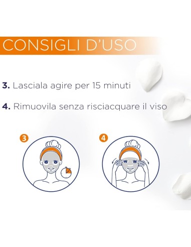 acqua alle rose maschera in tessuto idratante anti-fatica - vitamina c: tuttocasashop.it: igiene e cura della persona