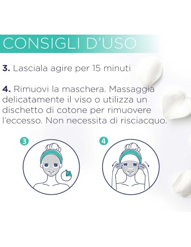 acqua alle rose maschera in tessuto opacizzante anti-imperfezioni: tuttocasashop.it: igiene e cura della persona