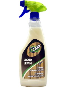 care detergente legno spray 500ml - deterge protegge e lucida: tuttocasashop.it: pulizia e cura della casa