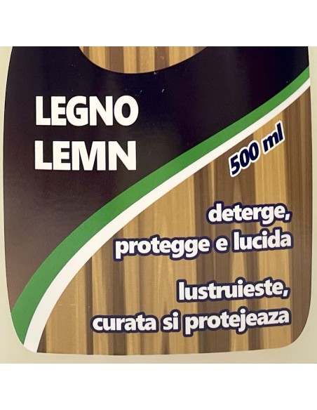 care detergente legno spray 500ml - deterge protegge e lucida: tuttocasashop.it: pulizia e cura della casa