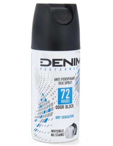 denim deodorante spray 150ml - 72h odour block - dry sensation - invisible: tuttocasashop.it: igiene e cura della persona