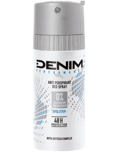 denim deodorante spray 150ml - 48h protection 0 alluminio - drytech complex: tuttocasashop.it: igiene e cura della persona