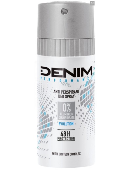 denim deodorante spray 150ml - 48h protection 0 alluminio - drytech complex: tuttocasashop.it: igiene e cura della persona