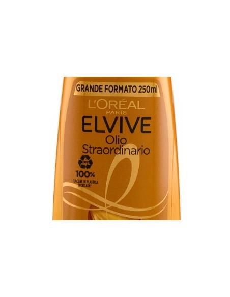 elvive l'oreal balsamo 250ml - olio straordinario - capelli secchi: tuttocasashop.it: igiene e cura della persona