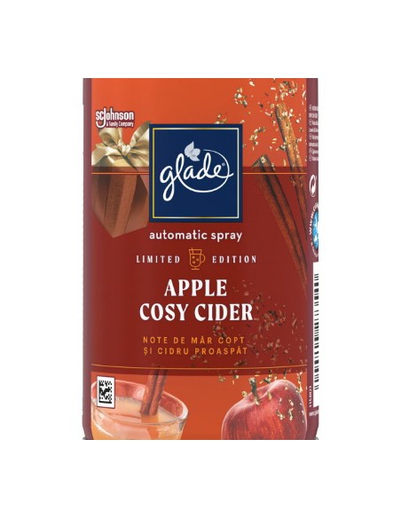 glade automatic spray - 269ml - ricarica - apple cosy cider - mela: tuttocasashop.it: pulizia e cura della casa