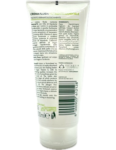 natural'e' crema fluida ipoallergenica nutriente - 200ml - olio di mandorle: tuttocasashop.it: igiene e cura della persona