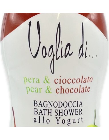 voglia di... bagnodoccia allo yogurt - 250ml - pera & cioccolato: tuttocasashop.it: igiene e cura della persona