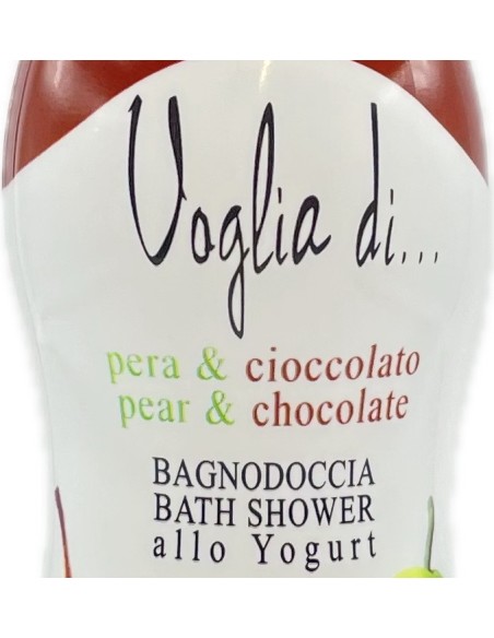 voglia di... bagnodoccia allo yogurt - 250ml - pera & cioccolato: tuttocasashop.it: igiene e cura della persona