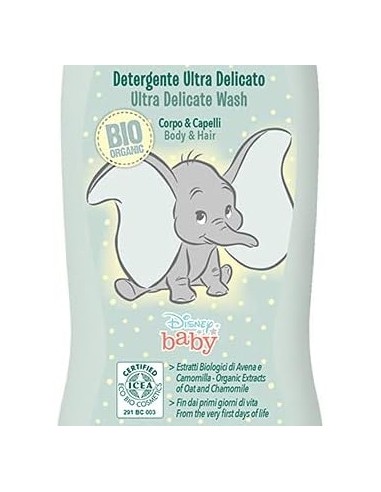 naturaverde disney baby dumbo detergente ultra delicato corpo&capelli 200ml: tuttocasashop.it: igiene e cura della persona