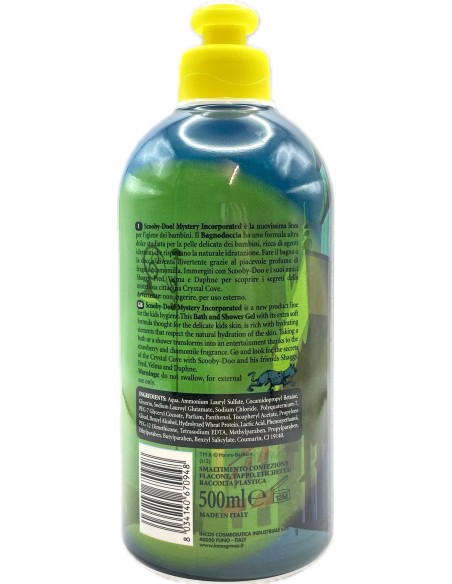scooby doo bagnodoccia 500ml - fragola e camomilla - formula delicata: tuttocasashop.it: igiene e cura della persona