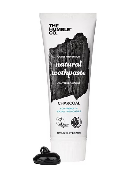the humble dentifricio 75ml - natural toothpaste - charcoal - carbone: tuttocasashop.it: igiene e cura della persona