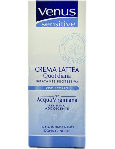 venus sensitive crema lattea quotidiana viso corpo 75ml - acqua virginiana: tuttocasashop.it: igiene e cura della persona