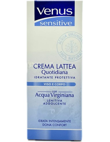 venus sensitive crema lattea quotidiana viso corpo 75ml - acqua virginiana: tuttocasashop.it: igiene e cura della persona