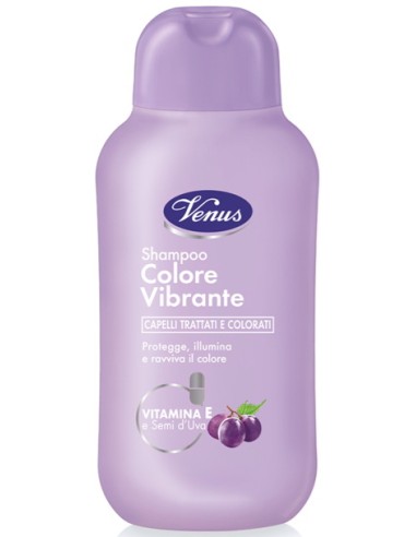 venus shampoo 250ml - colore vibrante - capelli trattati e colorati: tuttocasashop.it: igiene e cura della persona