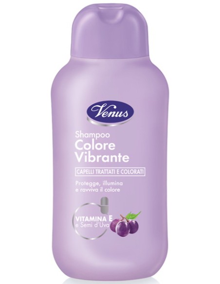 venus shampoo 250ml - colore vibrante - capelli trattati e colorati: tuttocasashop.it: igiene e cura della persona