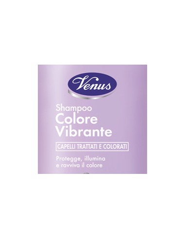 venus shampoo 250ml - colore vibrante - capelli trattati e colorati: tuttocasashop.it: igiene e cura della persona