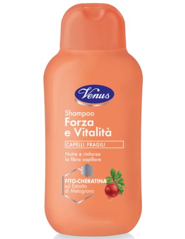 venus shampoo 250ml - forza e vitalita' - fito-cheratina - melograno: tuttocasashop.it: igiene e cura della persona