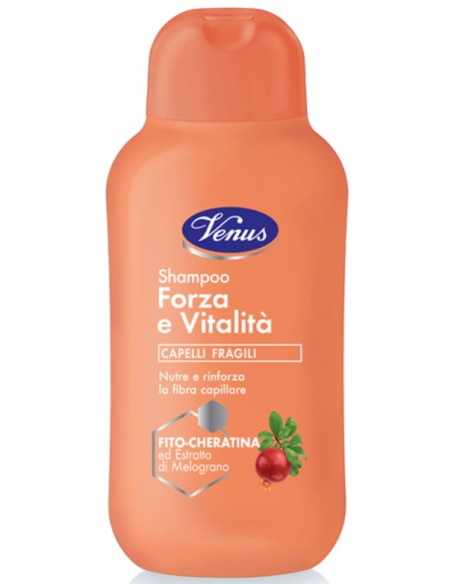 venus shampoo 250ml - forza e vitalita' - fito-cheratina - melograno: tuttocasashop.it: igiene e cura della persona