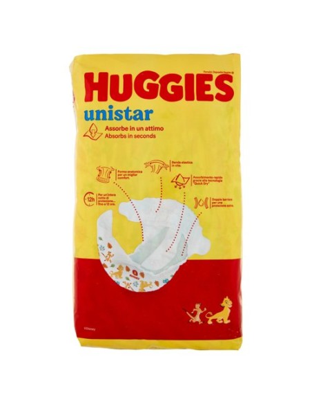 huggies unistar - 14 pannolini taglia 5 junior 11-25 kg: tuttocasashop.it: igiene e cura della persona