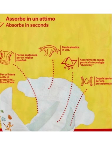 huggies unistar - 14 pannolini taglia 5 junior 11-25 kg: tuttocasashop.it: igiene e cura della persona