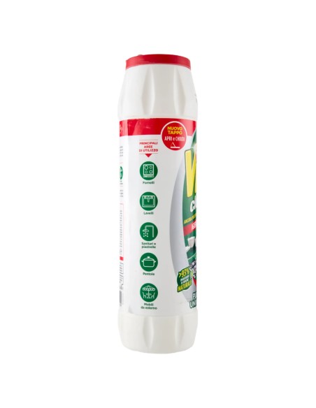 vim clorex detergente in polvere per superfici - 750g: tuttocasashop.it: pulizia e cura della casa