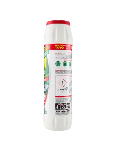 vim clorex detergente in polvere per superfici - 750g: tuttocasashop.it: pulizia e cura della casa