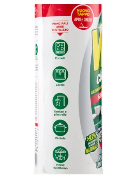 vim clorex detergente in polvere per superfici - 750g: tuttocasashop.it: pulizia e cura della casa