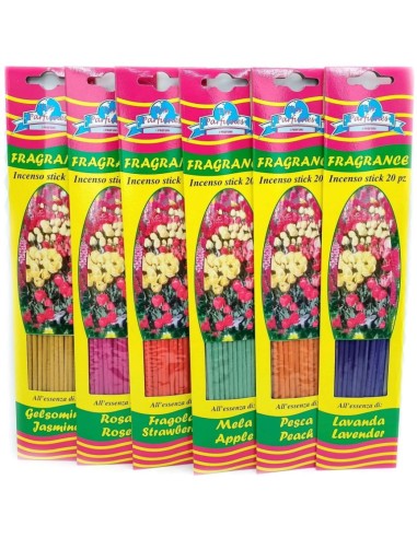 les parfumes incensi - incenso stick 20 pezzi - fragola - strawberry: tuttocasashop.it: pulizia e cura della casa