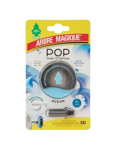 arbre magique pop power of perfume - deodorante per auto - ocean: tuttocasashop.it: pulizia e cura della casa
