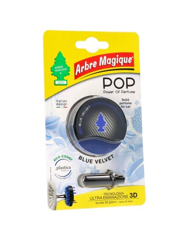 arbre magique pop power of perfume - deodorante per auto - blue velvet: tuttocasashop.it: pulizia e cura della casa