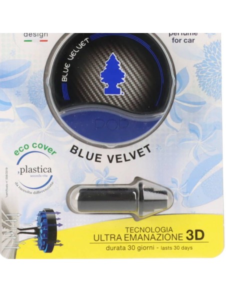 arbre magique pop power of perfume - deodorante per auto - blue velvet: tuttocasashop.it: pulizia e cura della casa