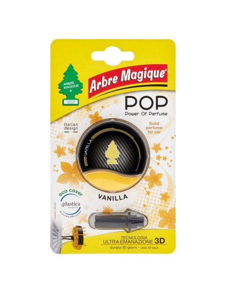 arbre magique pop power of perfume - deodorante per auto - vanilla: tuttocasashop.it: pulizia e cura della casa